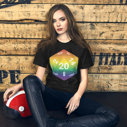 Pride Dice - Rainbow Unisex t-shirt