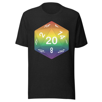 Pride Dice - Rainbow Unisex t-shirt