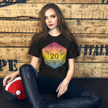 Pride Dice - Pansexual Unisex t-shirt