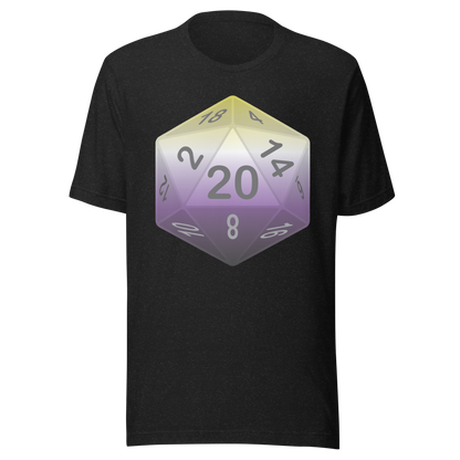 Pride Dice - Non-binary Unisex t-shirt