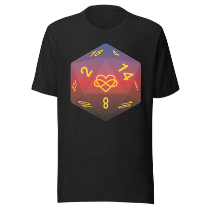 Pride Dice - Polyamory Unisex t-shirt