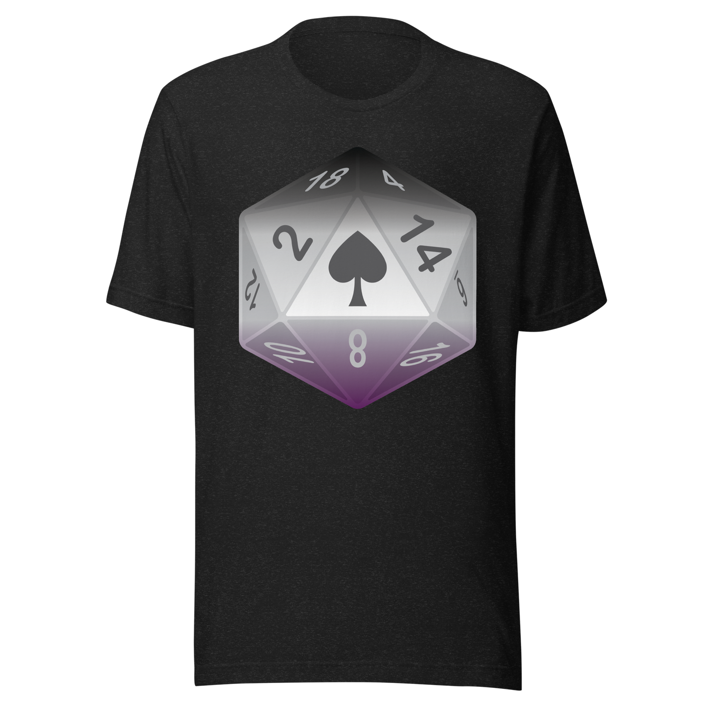 Pride Dice - Asexual Unisex t-shirt