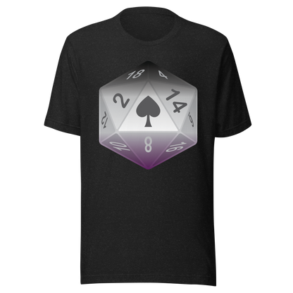 Pride Dice - Asexual Unisex t-shirt