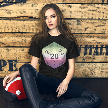 Pride Dice - Genderfae Unisex t-shirt