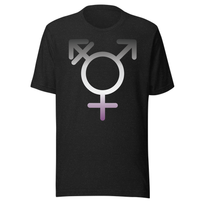 Transgender Symbol - Asexual/Demisexual Pride Unisex t-shirt