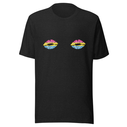 Pan Boob Kisses Unisex t-shirt