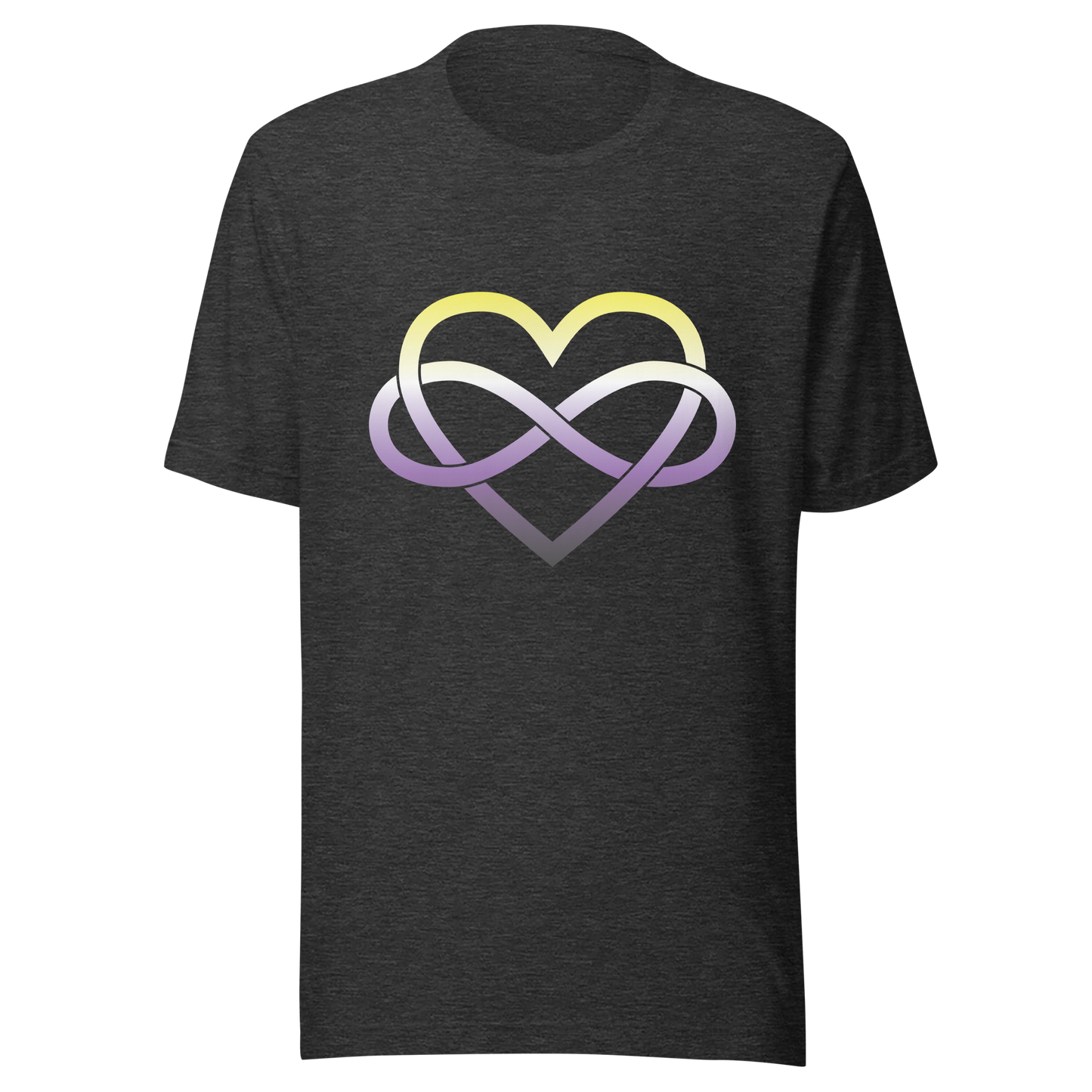 Polyamory Infinity Heart - Non-binary Unisex t-shirt