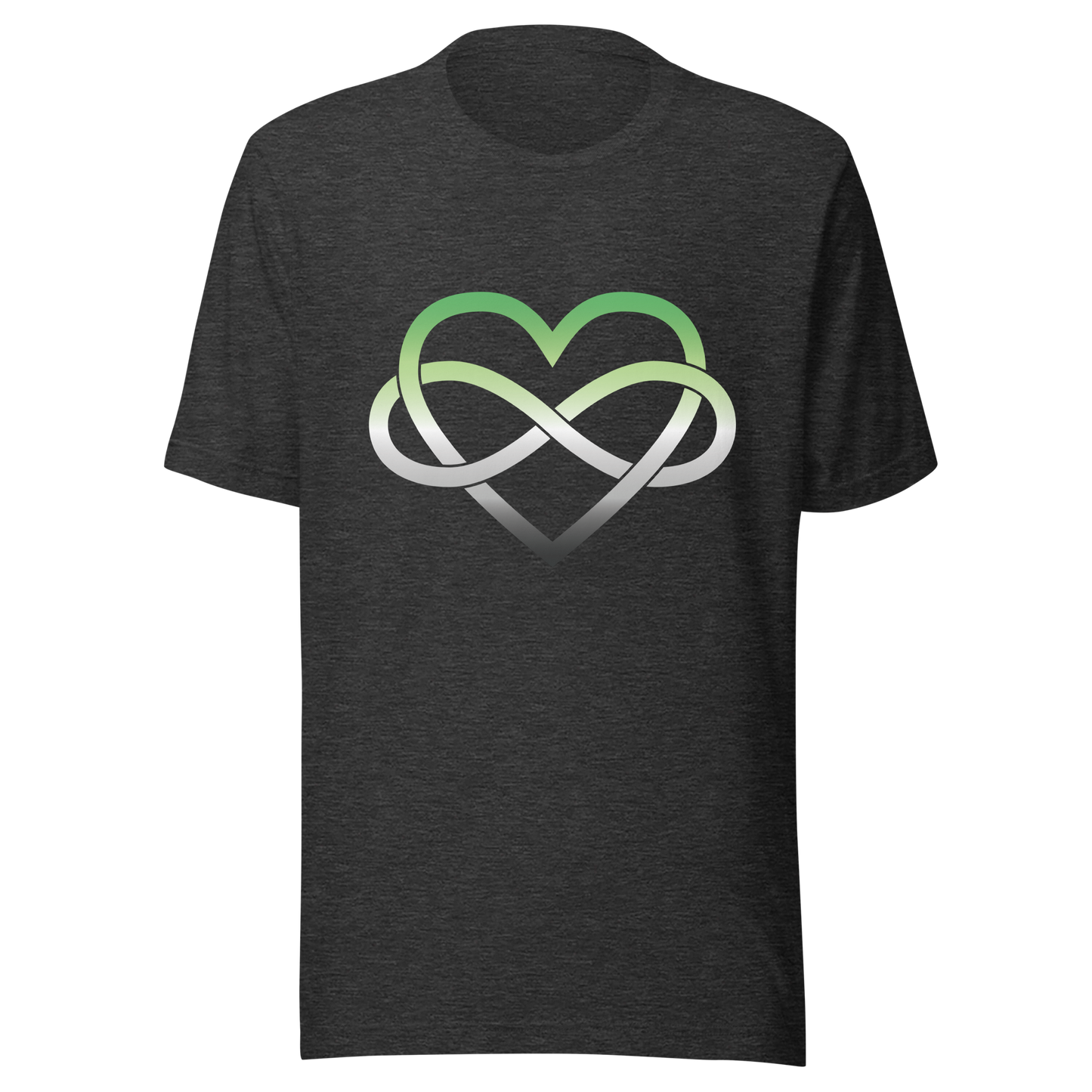 Polyamory Infinity Heart - Aromantic Unisex t-shirt