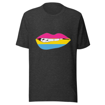 Biting Lips - Pansexual Flag Unisex t-shirt