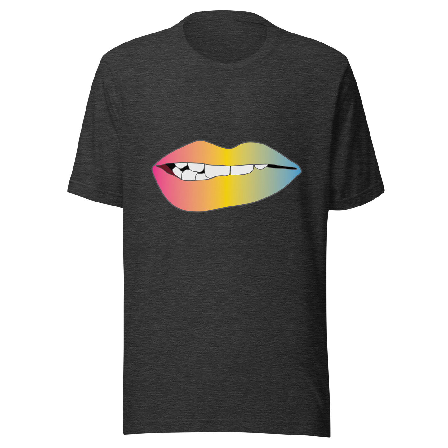 Biting Lips - Pansexual Pride - Gradient Unisex t-shirt