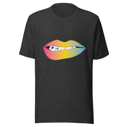 Biting Lips - Pansexual Pride - Gradient Unisex t-shirt