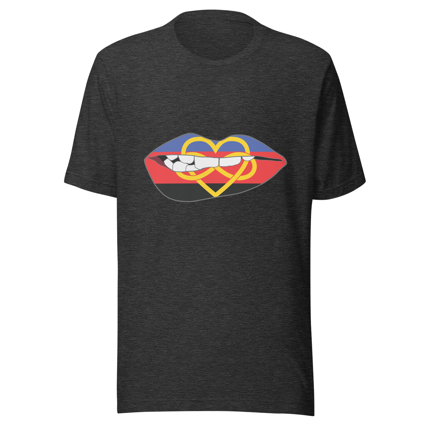 Biting Lips - Polyamory Flag Unisex t-shirt