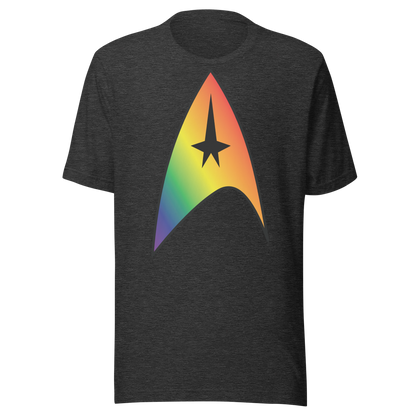 Starfleet Insignia - Rainbow Pride Unisex t-shirt