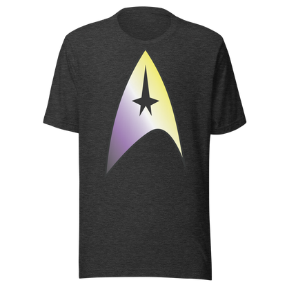 Starfleet Insignia - Non-binary Pride Unisex t-shirt