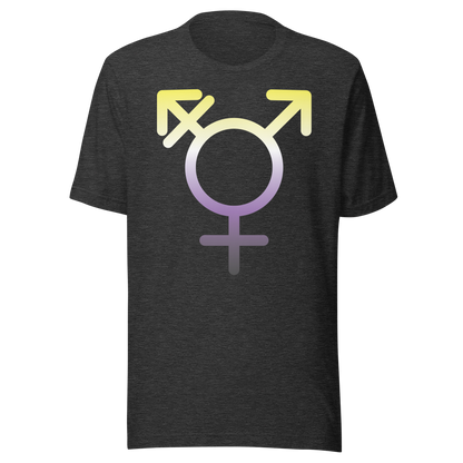 Transgender Symbol - Non-binary Pride Unisex t-shirt