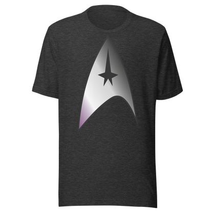 Starfleet Insignia - Asexual/Demisexual Pride Unisex t-shirt