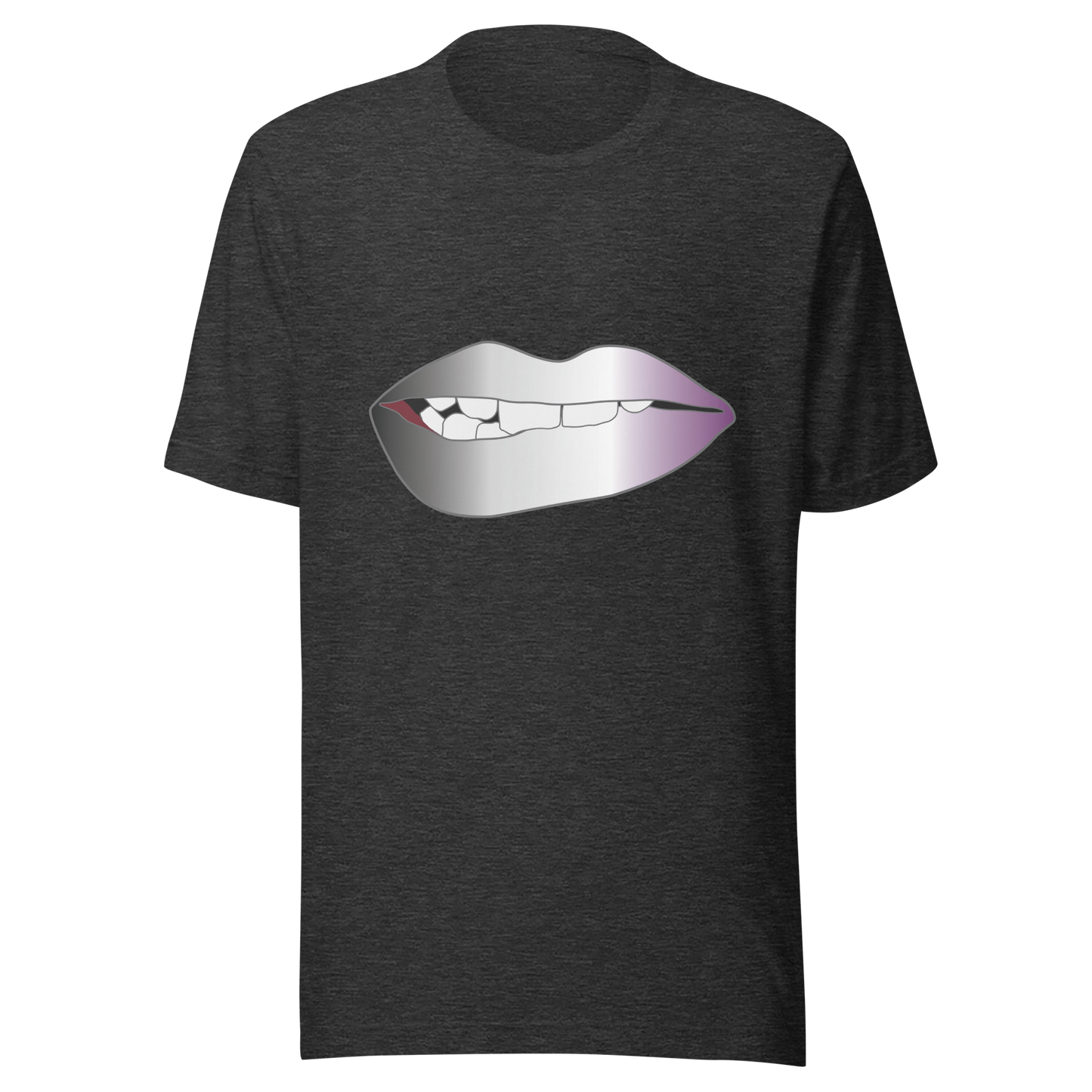 Biting Lips - Asexual/Demisexual Pride - Gradient Unisex t-shirt