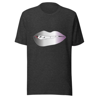 Biting Lips - Asexual/Demisexual Pride - Gradient Unisex t-shirt