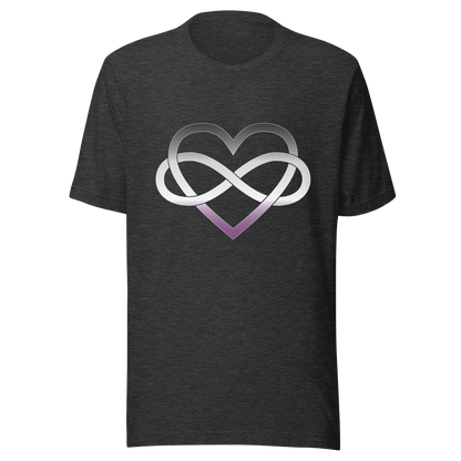 Polyamory Infinity Heart - Asexual/Demisexual Unisex t-shirt