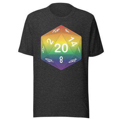 Pride Dice - Rainbow Unisex t-shirt