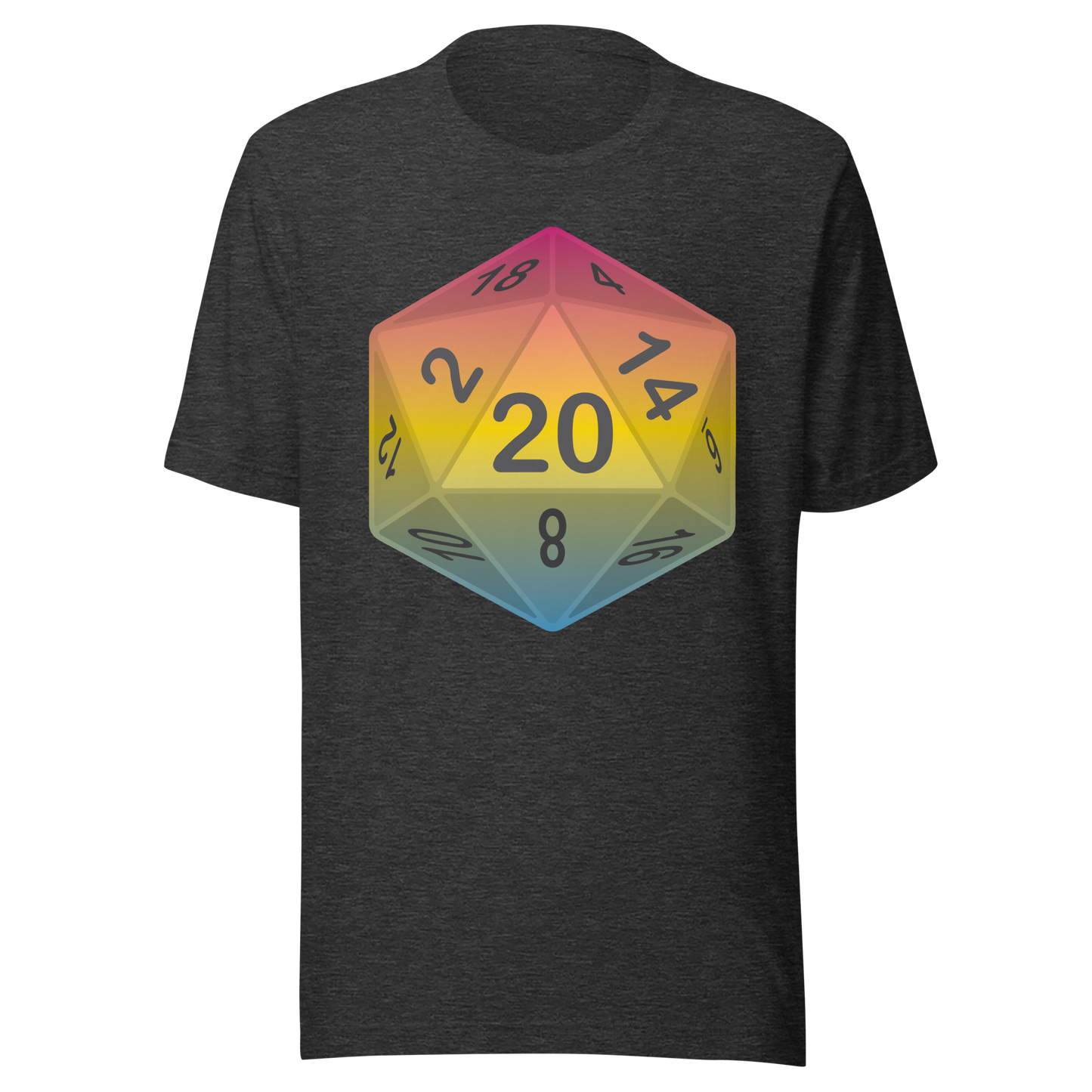 Pride Dice - Pansexual Unisex t-shirt