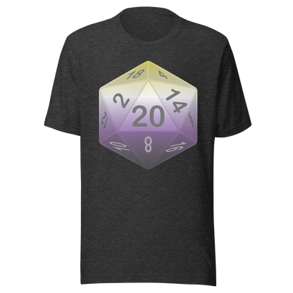 Pride Dice - Non-binary Unisex t-shirt