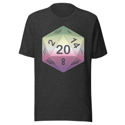 Pride Dice - Genderfae Unisex t-shirt