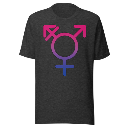 Transgender Symbol - Bisexual Pride Unisex t-shirt