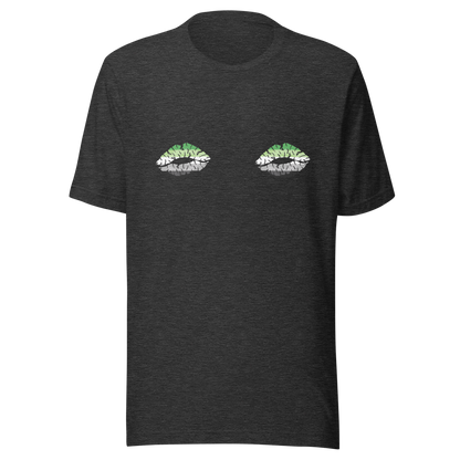 Aro Boob Kisses Unisex t-shirt