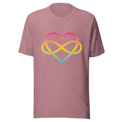 Polyamory Infinity Heart - Pansexual Unisex t-shirt