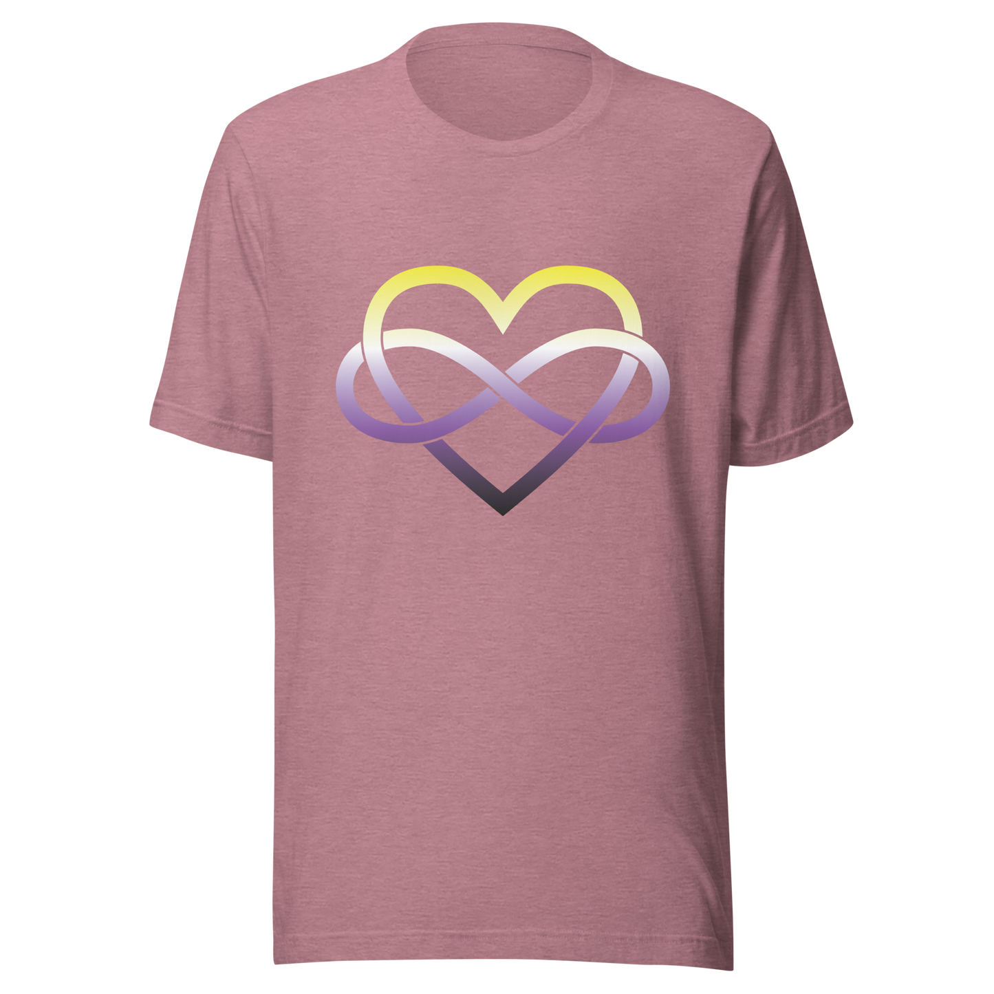 Polyamory Infinity Heart - Non-binary Unisex t-shirt