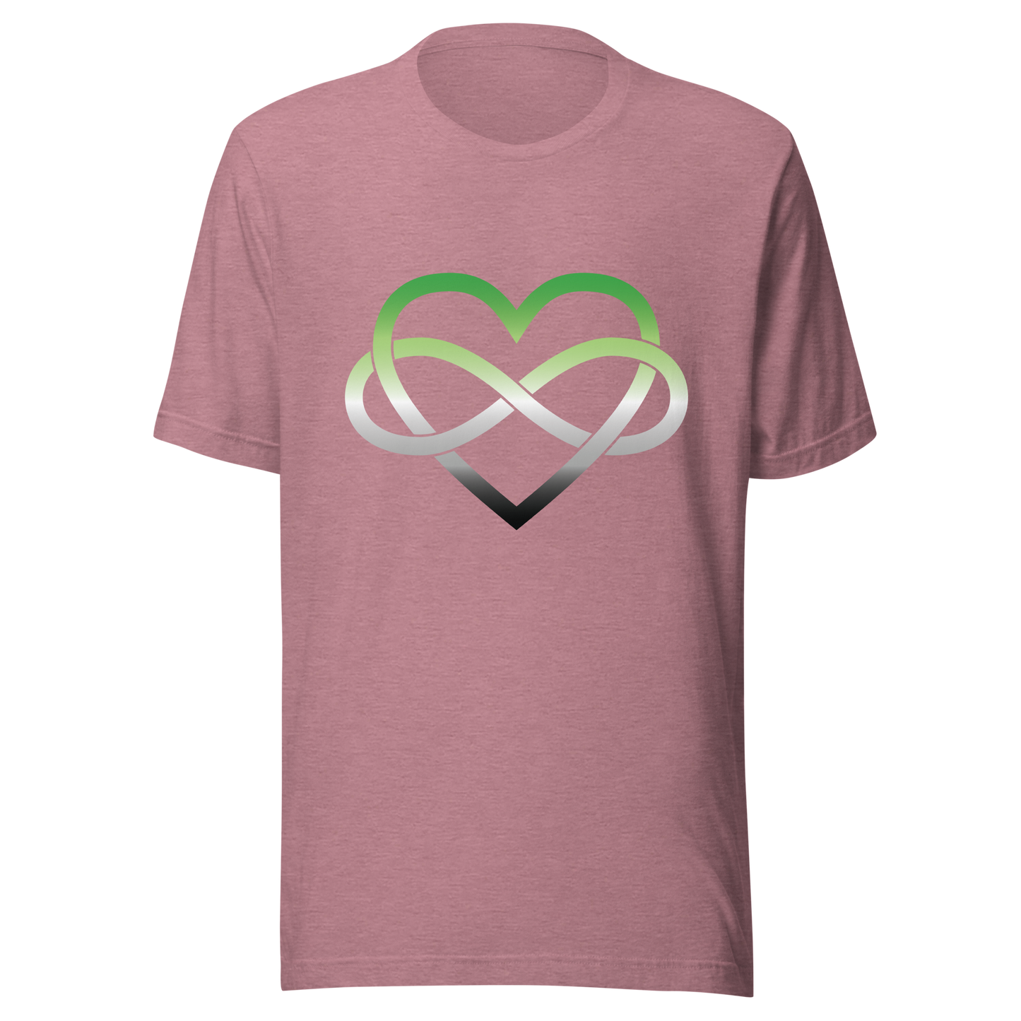 Polyamory Infinity Heart - Aromantic Unisex t-shirt