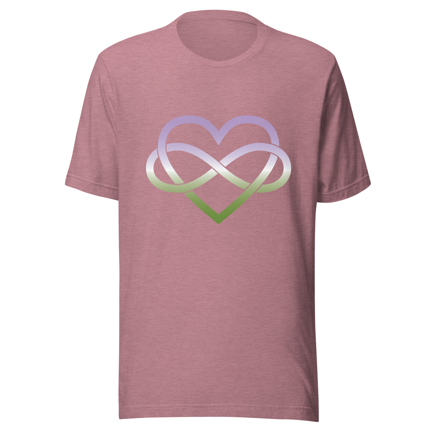 Polyamory Infinity Heart - Genderqueer Unisex t-shirt