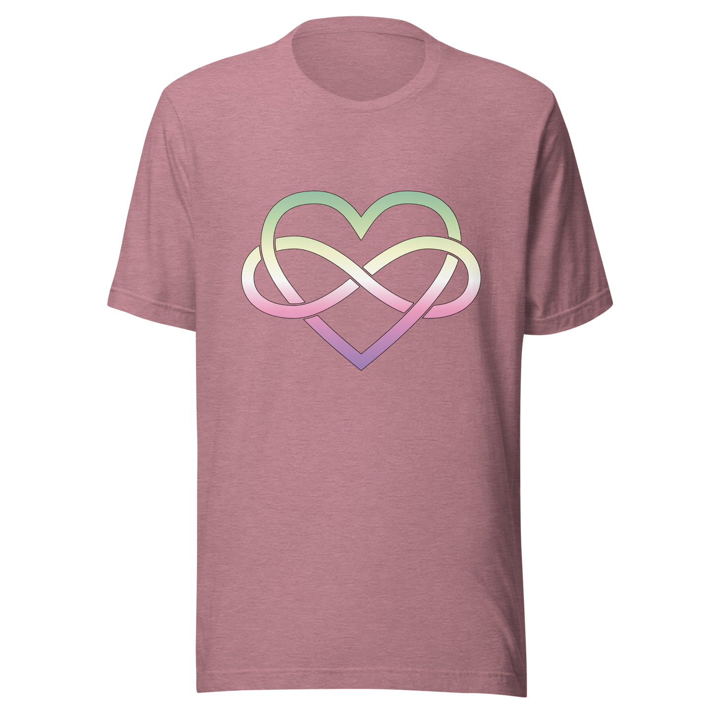 Polyamory Infinity Heart - Genderfae Unisex t-shirt