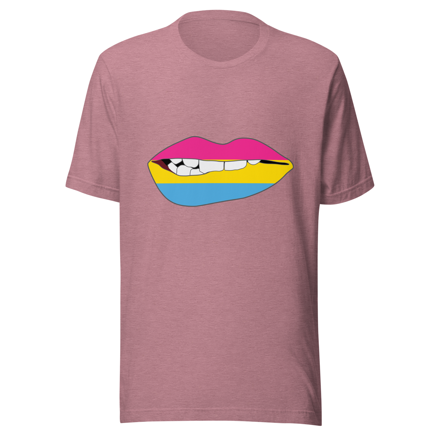 Biting Lips - Pansexual Flag Unisex t-shirt