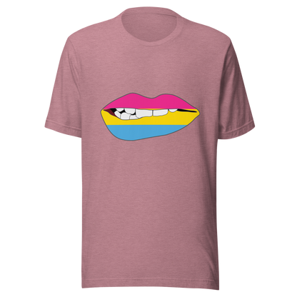 Biting Lips - Pansexual Flag Unisex t-shirt