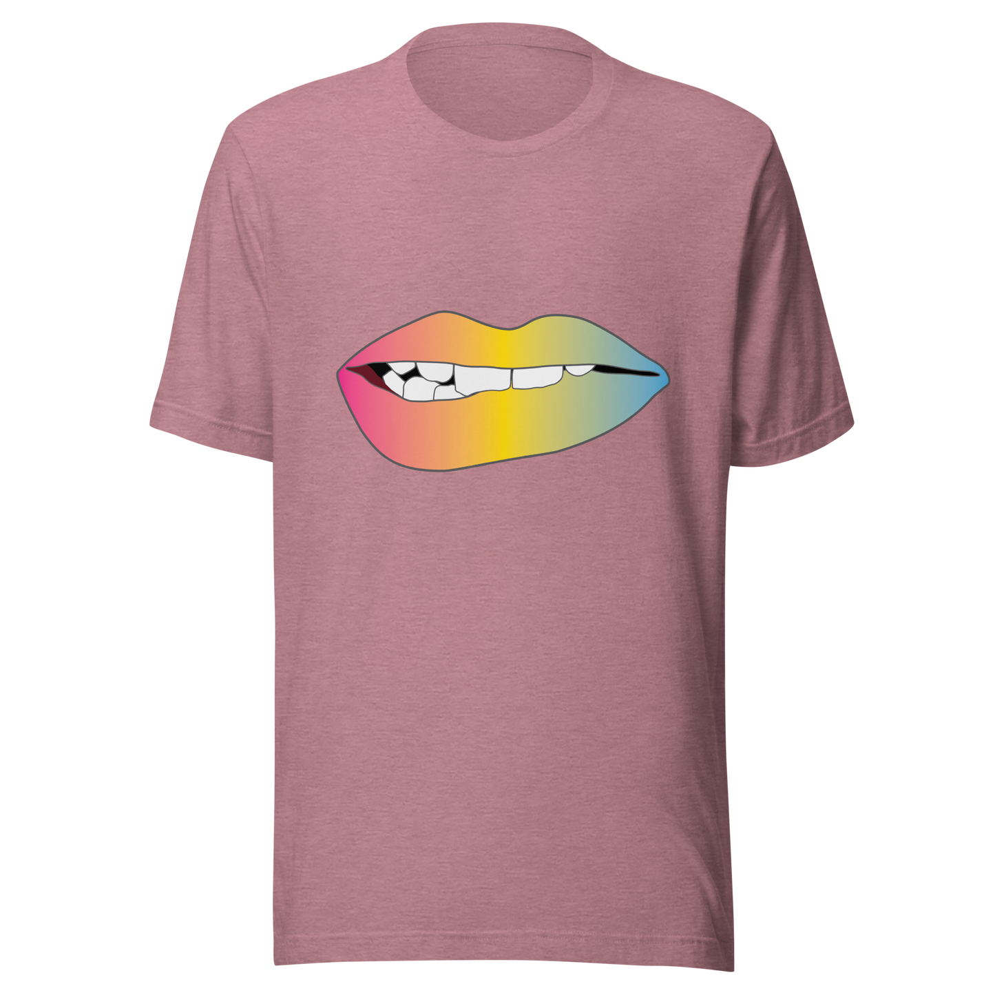 Biting Lips - Pansexual Pride - Gradient Unisex t-shirt