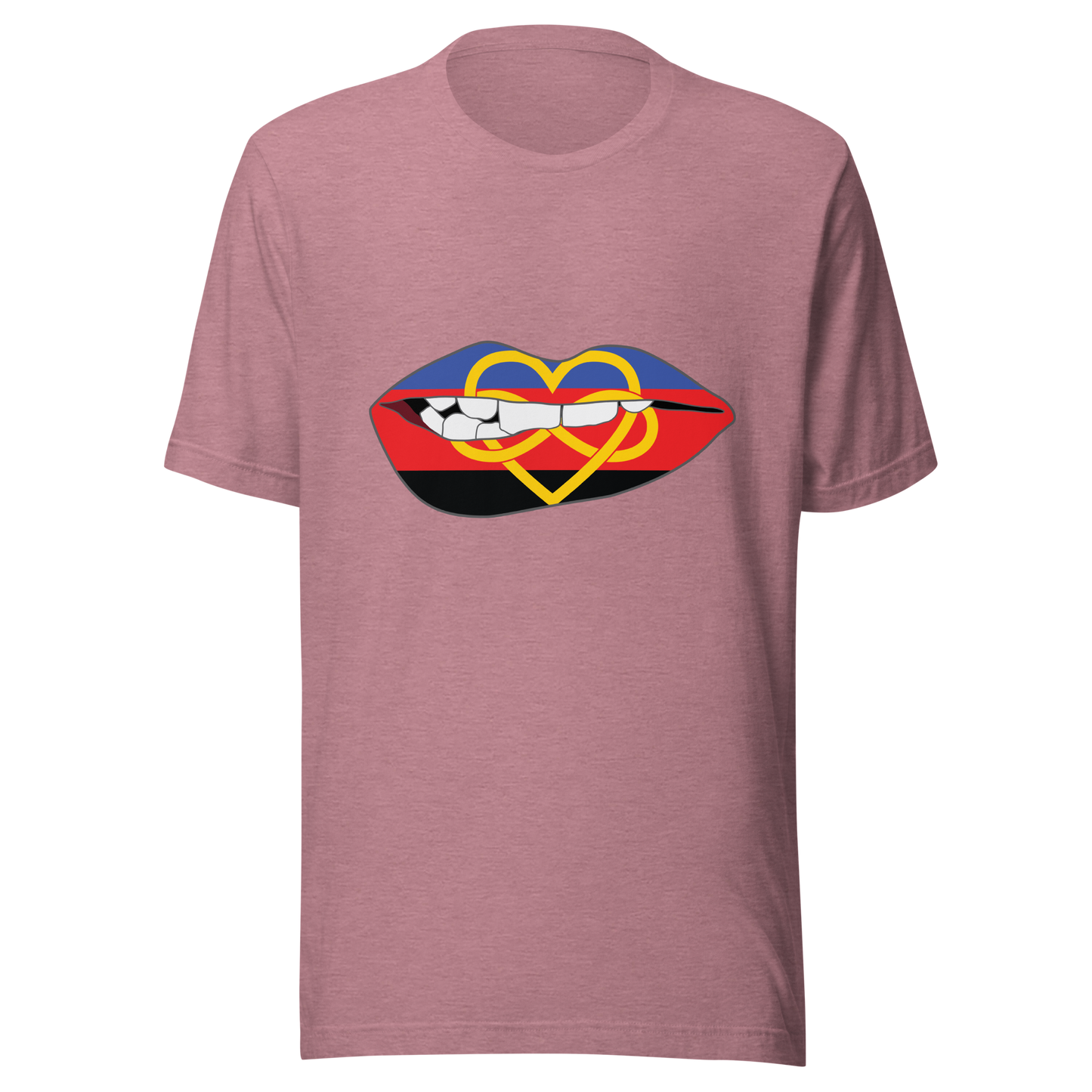 Biting Lips - Polyamory Flag Unisex t-shirt