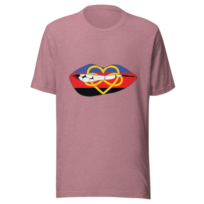 Biting Lips - Polyamory Flag Unisex t-shirt