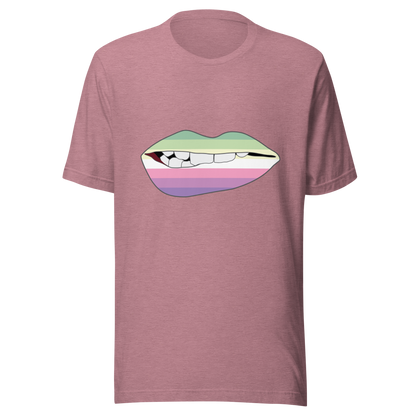 Biting Lips - Genderfae Flag Unisex t-shirt