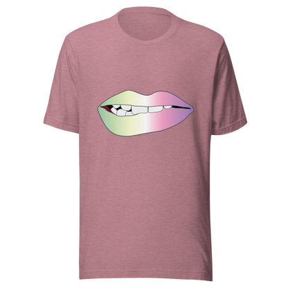 Biting Lips - Genderfae Pride - Gradient Unisex t-shirt