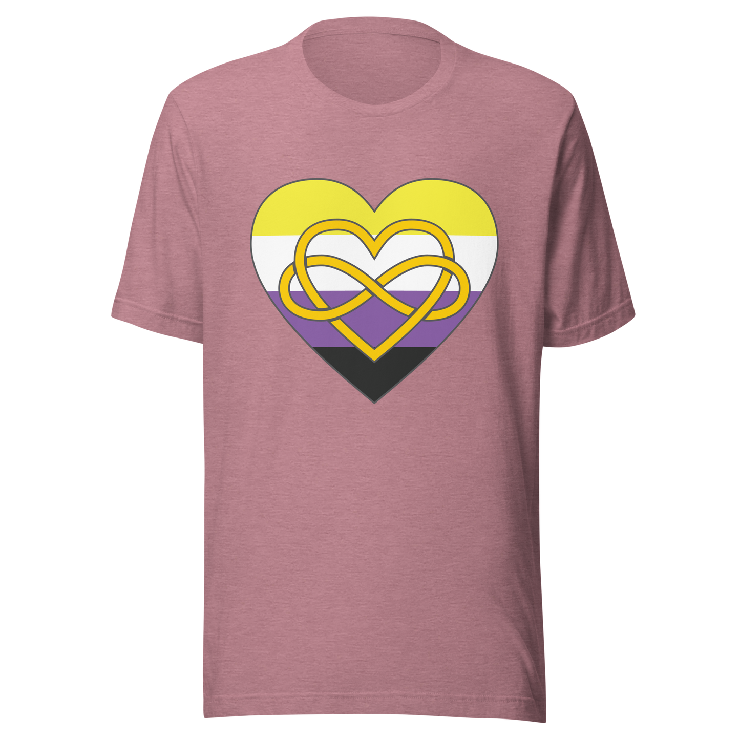 Polyamory Infinity Heart Non-binary Pride Unisex t-shirt