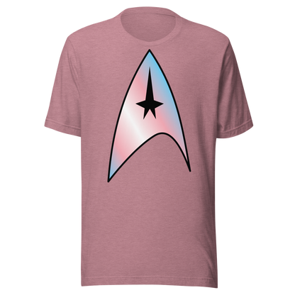 Starfleet Insignia - Trans Pride Unisex t-shirt