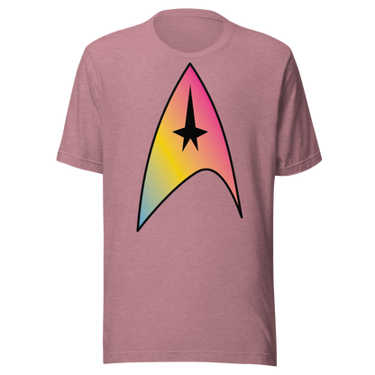 Starfleet Insignia - Pansexual Pride Unisex t-shirt