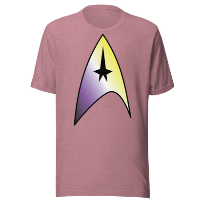 Starfleet Insignia - Non-binary Pride Unisex t-shirt