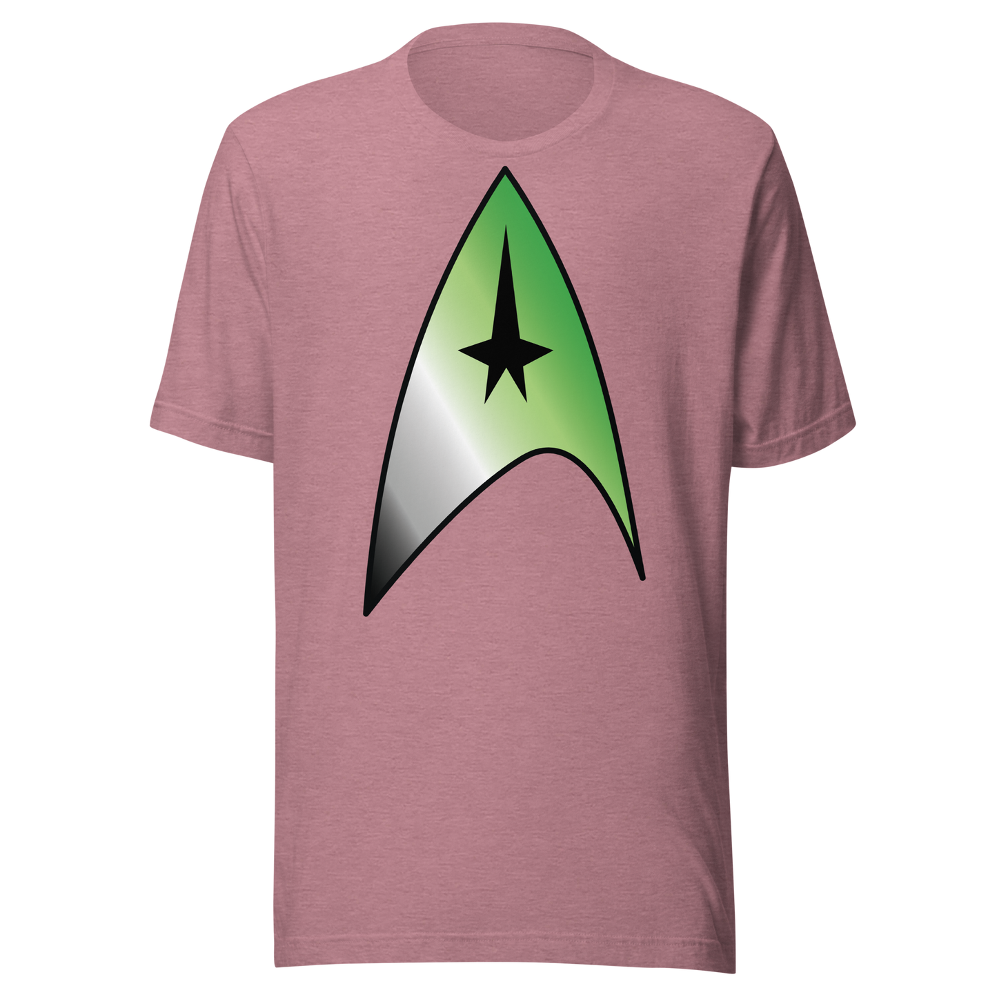 Starfleet Insignia - Aromantic Pride Unisex t-shirt