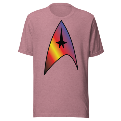 Starfleet Insignia - Polyamory Pride Unisex t-shirt