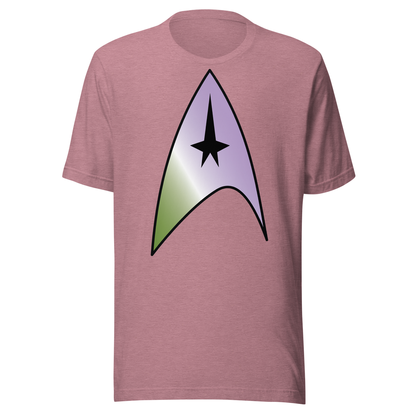 Starfleet Insignia - Genderqueer Pride Unisex t-shirt