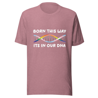 Born This Way - Rainbow/Trans Unisex t-shirt