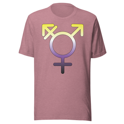 Transgender Symbol - Non-binary Pride Unisex t-shirt